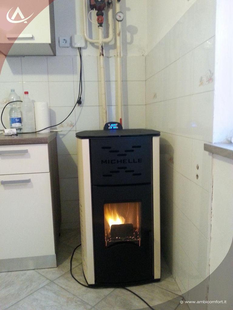 20151106 154446 termostufa a pellet in cucina