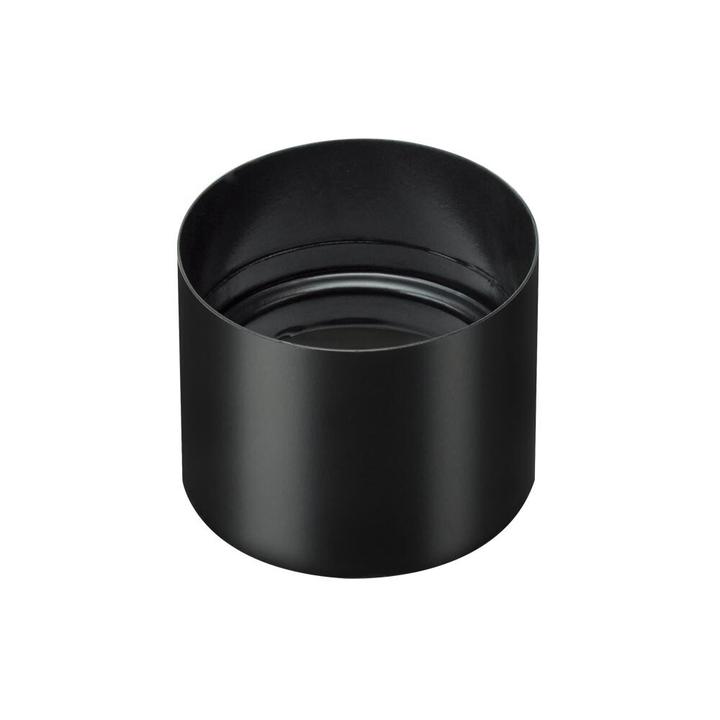 [HSFFWNNO1331] Raccordo anticondensa porcellanato nero opaco 130 mm Save Plus