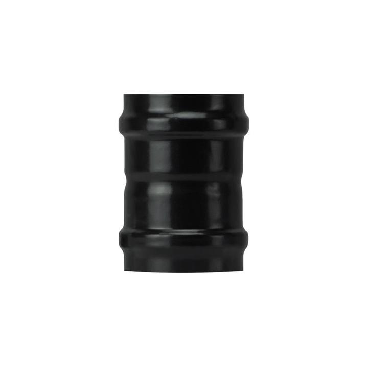 [HSFFPPN1017F] Raccordo femmina-femmina porcellanato nero opaco 100 mm Save Pellet