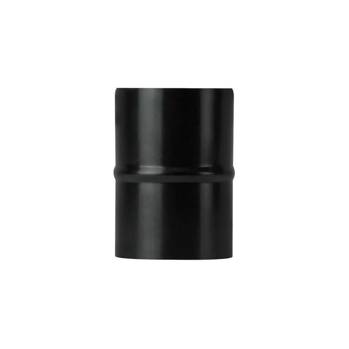 [HSFFPPN1017M] Raccordo maschio-maschio porcellanato nero opaco 100 mm Save Pellet